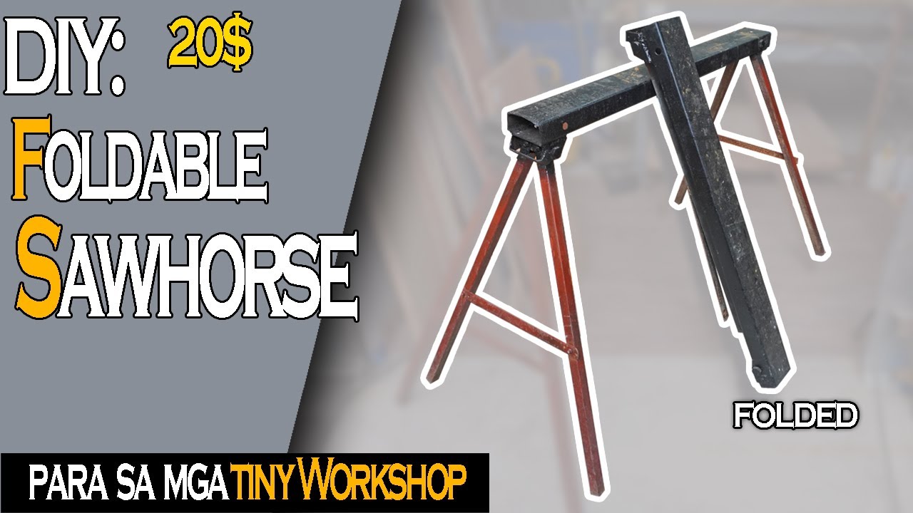 DIY Foldable Sawhorse