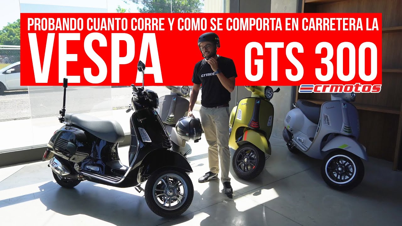 VESPA GTS 300 Un scooter PODEROSO para largos  recorridos