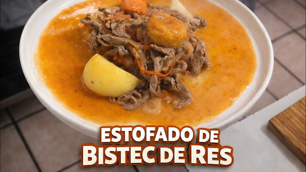 Aprende a preparar un rico y delicioso estofado de bistec de res !!🤤