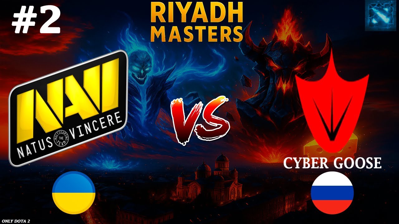 МИДОВЫЙ ТИНКЕР ОТ НАВИ | NaVi vs Cyber Goose #2 (BO3) Riyadh Masters 2025