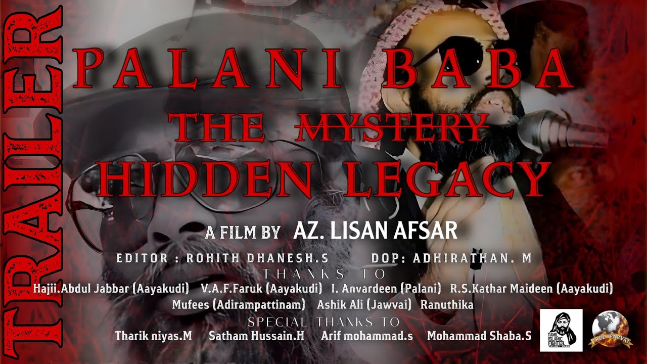 PALANI BABA THE  HIDDEN  LEGACY official trailer |PALANI  BABA TV| documentary film|