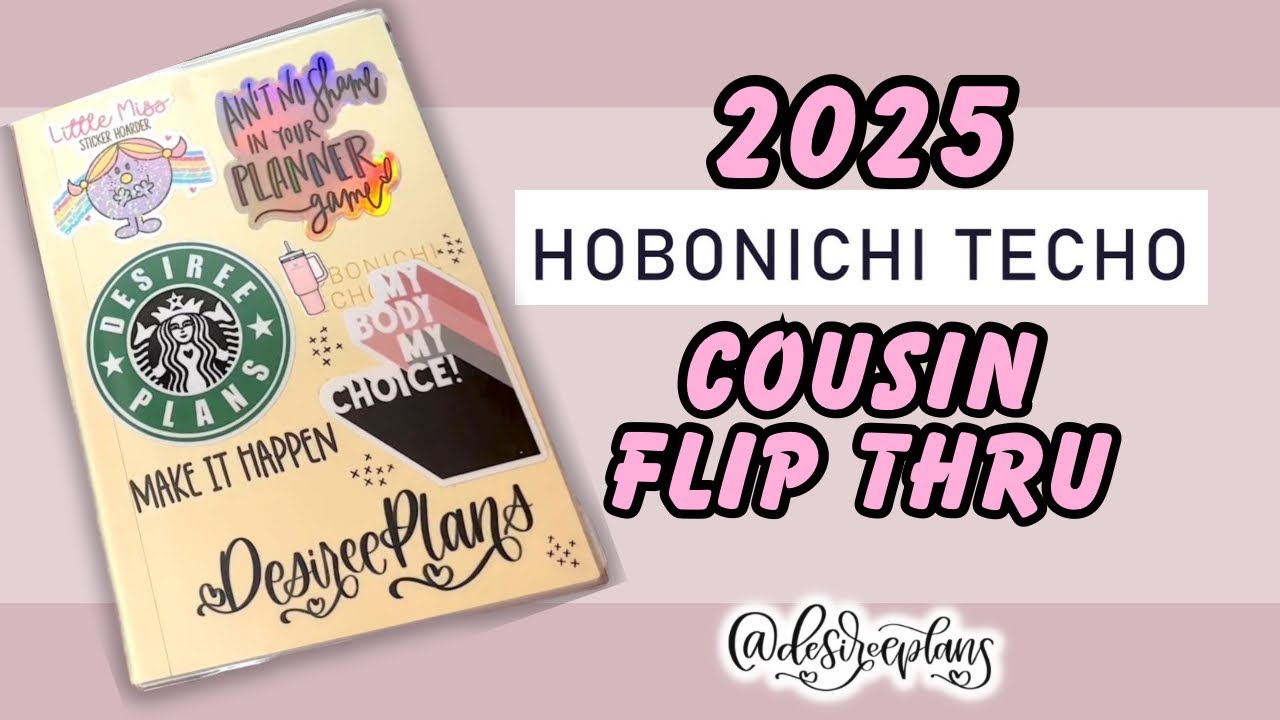 HOBONICHI COUSIN FLIP THRU | 2025 PLANNER