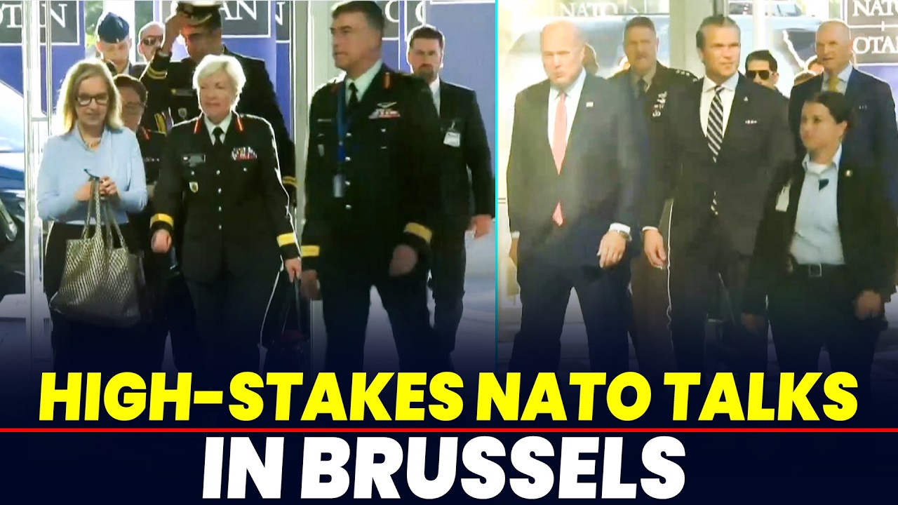 LIVE: NATO defence ministers gather in Brussels ahead of Ankara summit | EU Defense Talks | USA