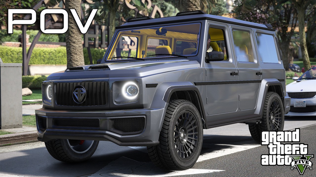 GTA 5 - POV Drive in Heavy Traffic | Benefactor Dubsta 2026 (Mercedes-Benz AMG G63)