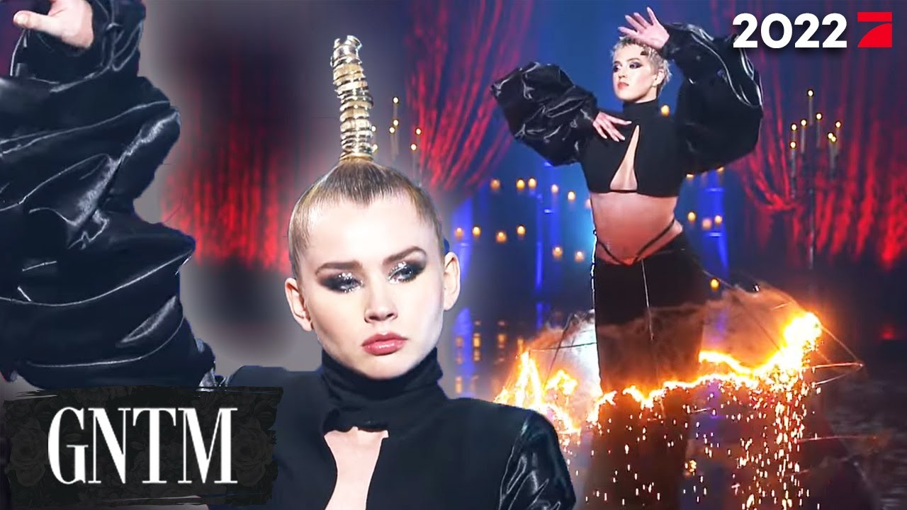 Der letzte Walk vor dem Finale - wer begeistert in seinem brennenden Kleid? | GNTM 2022 ProSieben
