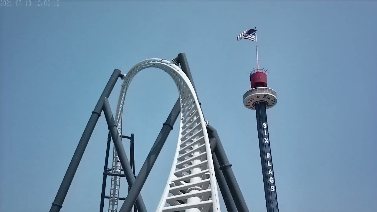 Maxx Force (front seat POV) - Six Flags Great America - 7/18/2021