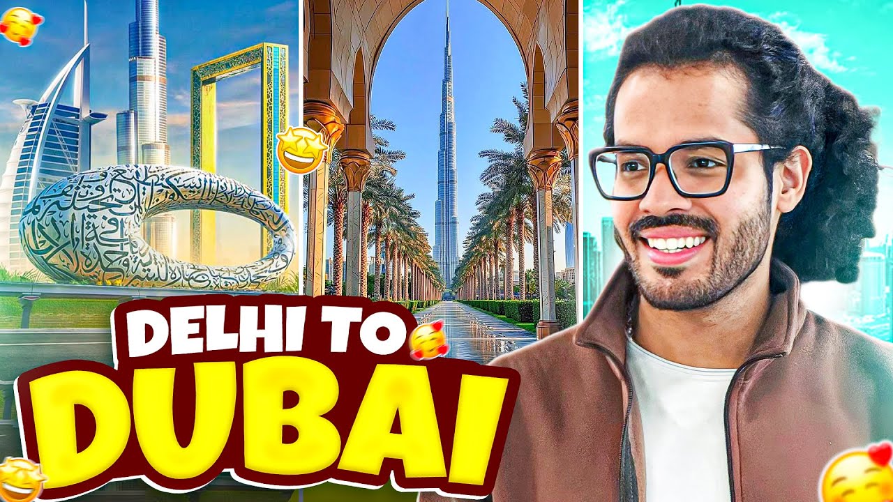 Delhi To Dubai Journey Vlog ✈️ !! Leaving India in 2026🇦🇪✌️? #dubaivlog