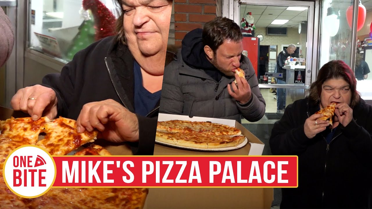 Barstool Pizza Review - Mike's Pizza Palace (Naugatuck, CT) With Special Guest Uber Debbie