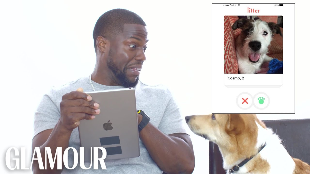 Kevin Hart Hijacks His Dog’s Tinder Account | Glamour