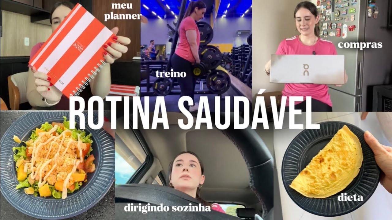 Um dia comigo: dieta gostosa, meu planner chegou, dirigindo sozinha, treino…