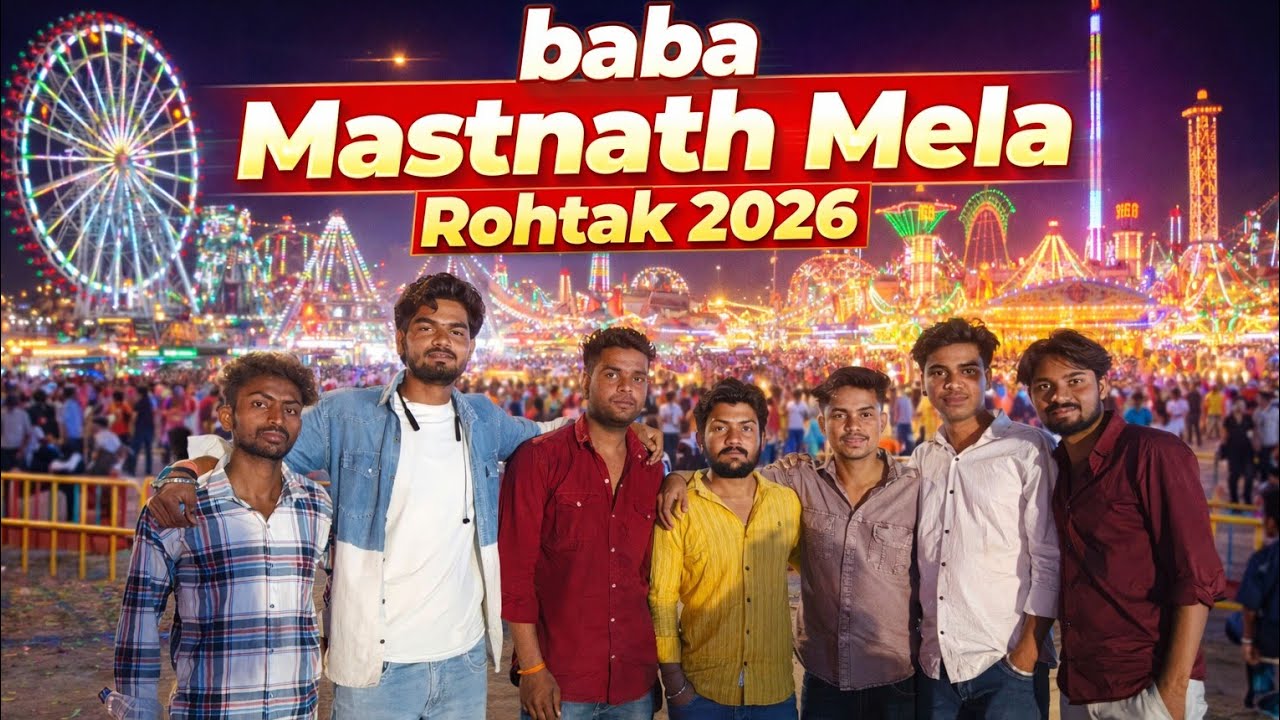 Baba Mastnath Mela 🔱 || Part - 2 ❤️ || Rohtak 📍 2026 || Sab Log Kho Gye 🤯 || Full msti #mela #viral 