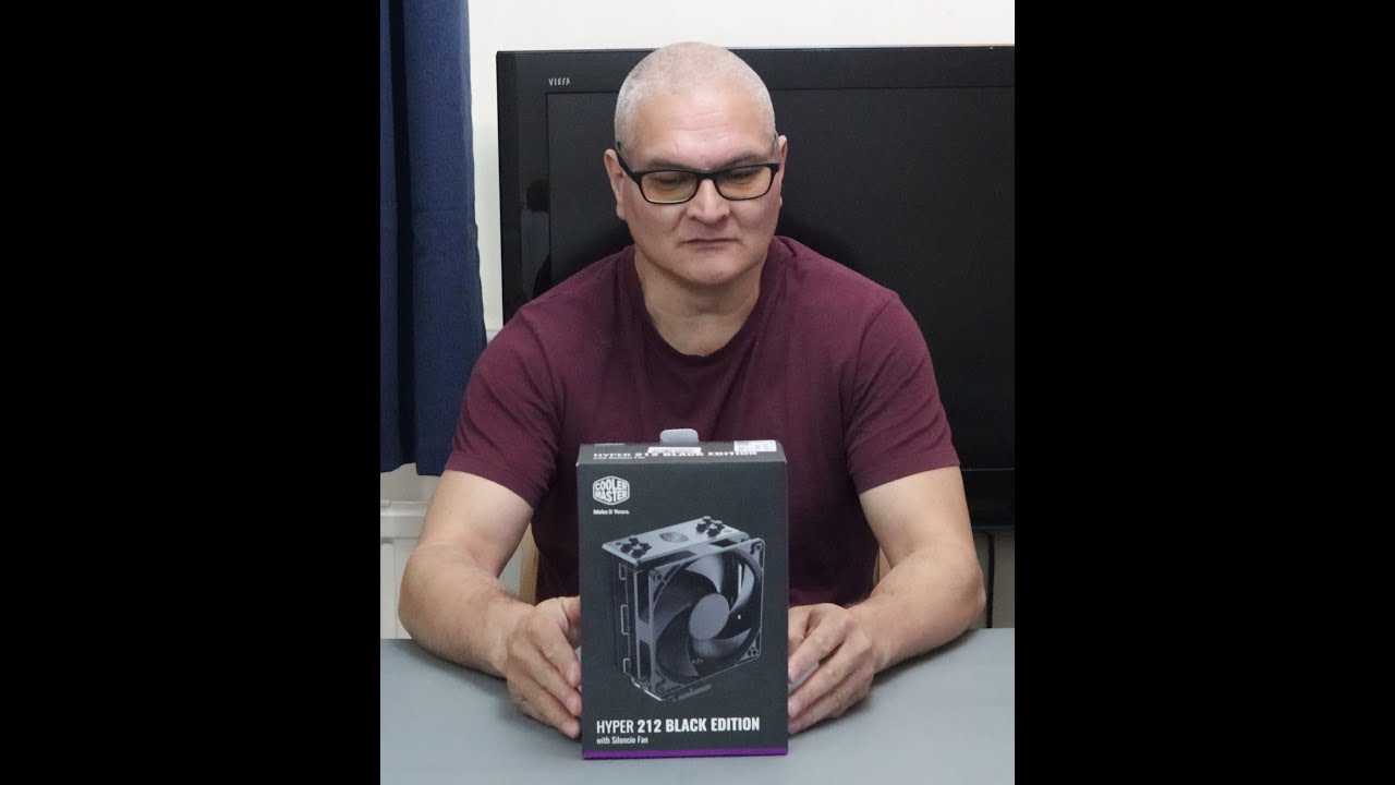 Cooler Master Hyper 212 Black Edition unboxing and installation AMD PGA AM4 and Intel LGA1200