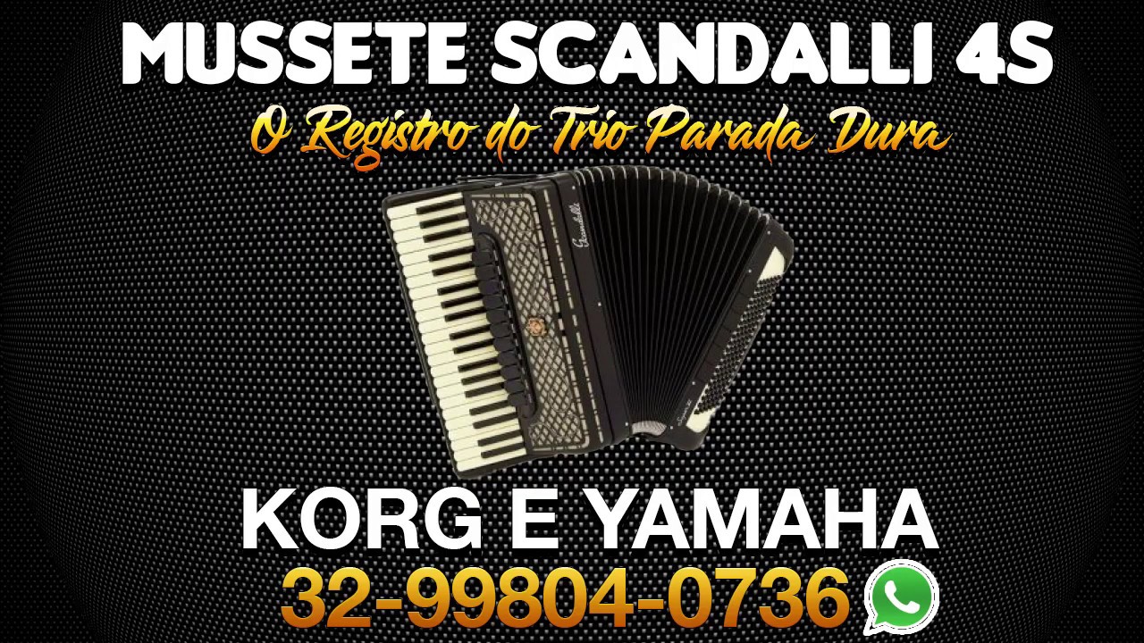 SAMPLER REGISTRO MUSSETE SCANDALLI 4S
