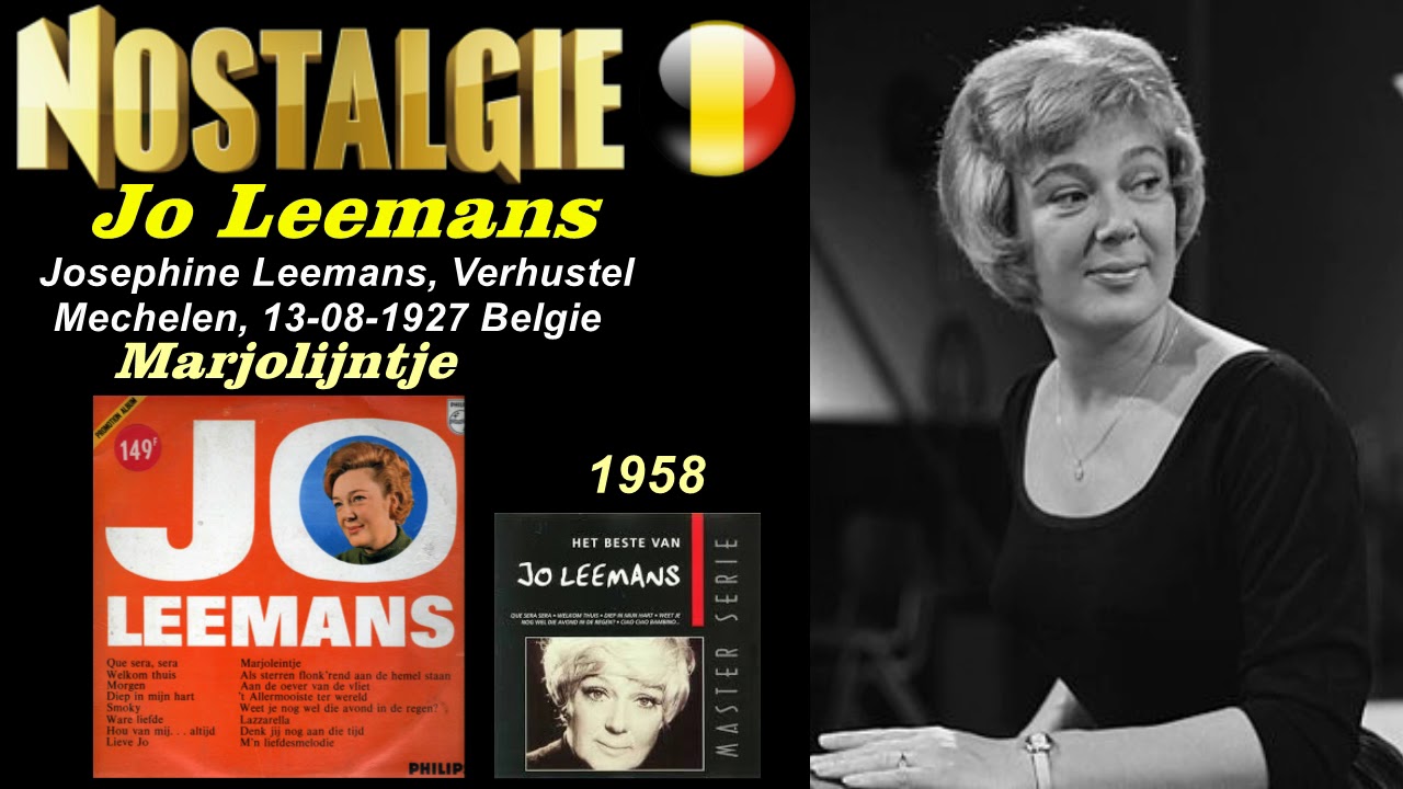 Jo Leemans   Marjoleintje 1958