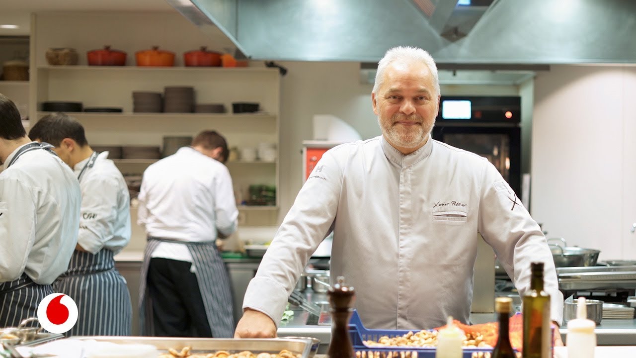 La clase magistral del chef Xavier Pellicer en una inducción invisible