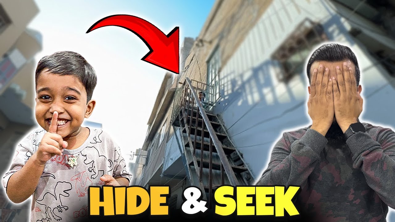 Playing Hide and Seek 😃 Hasan kahan char gaya 😱