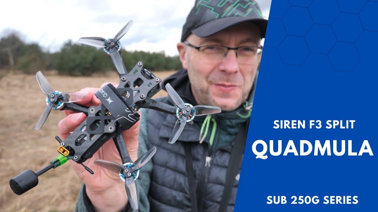 Quadmula Siren F3 Split - SUB 250 G, freestyle w mieście na legalu - mały demon😈