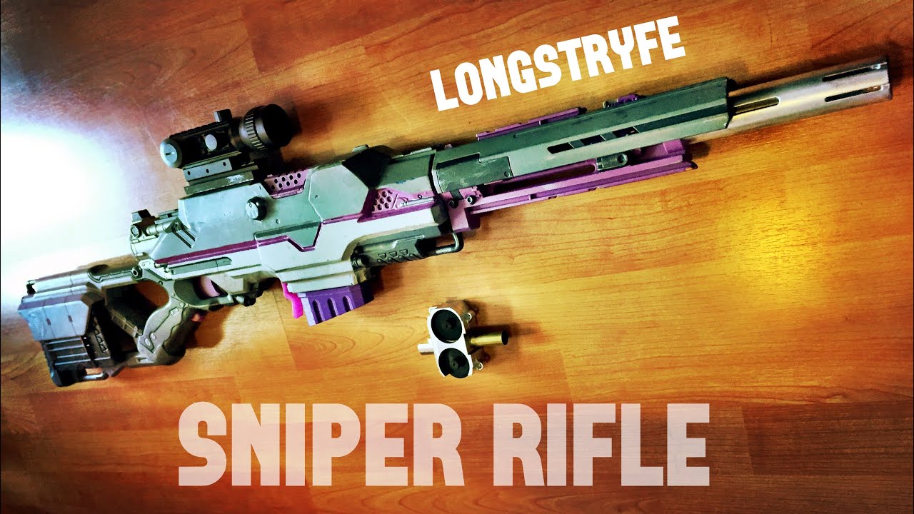 [СООБЩЕСТВО] Снайперская винтовка Nerf LONGSTRYFE | Мод Longstrike / Stryfe от Dr.Snikkas