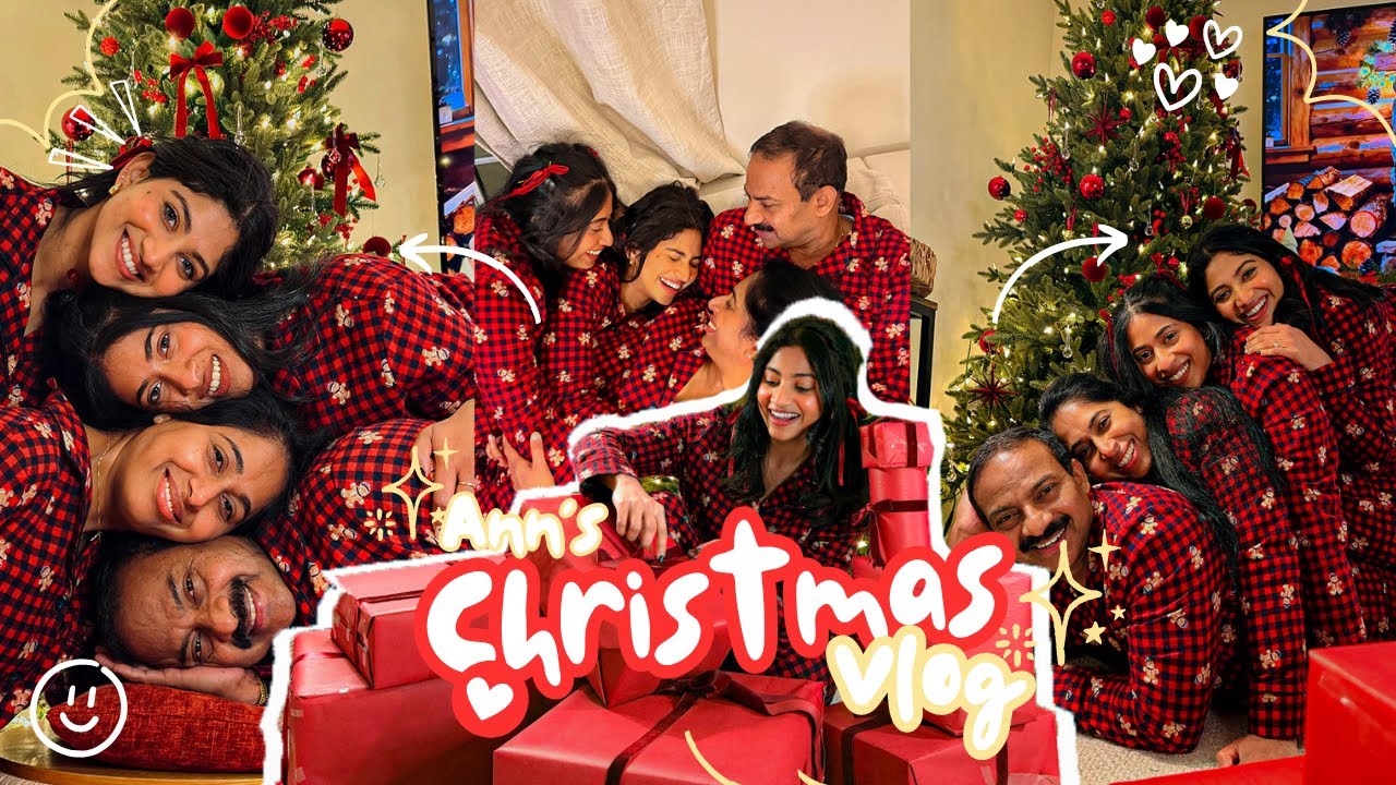 Christmas Vlog/ Ann sindhu /family Fun 