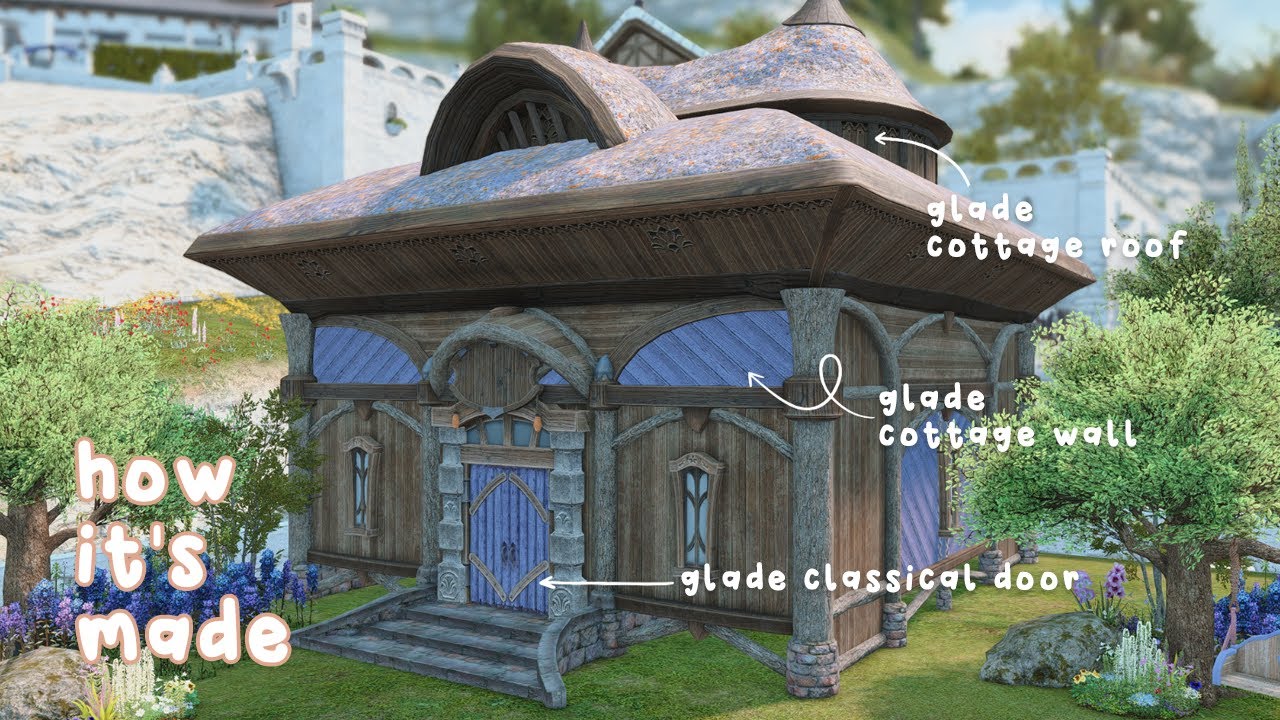 Lavender Beds - Glade Housing Exteriors | How it's Made | FFXIV Housing Guide