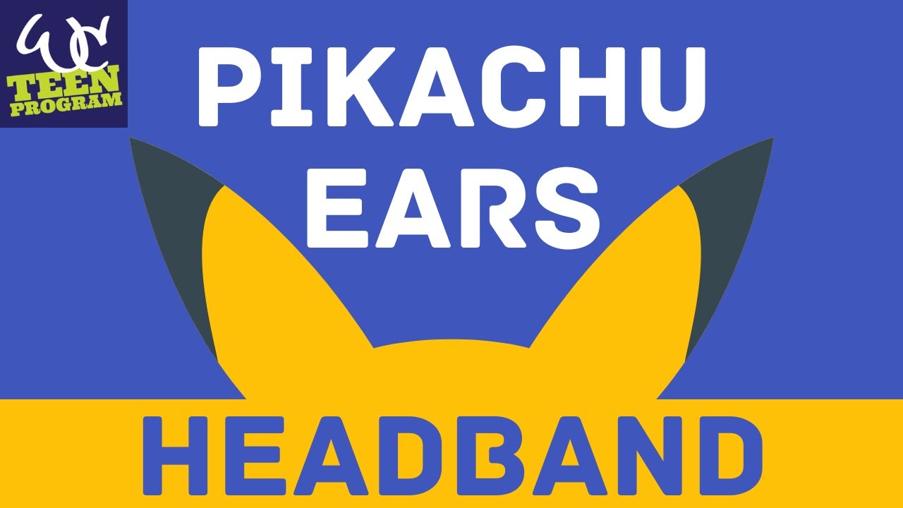 Pikachu Ear Foam Headband