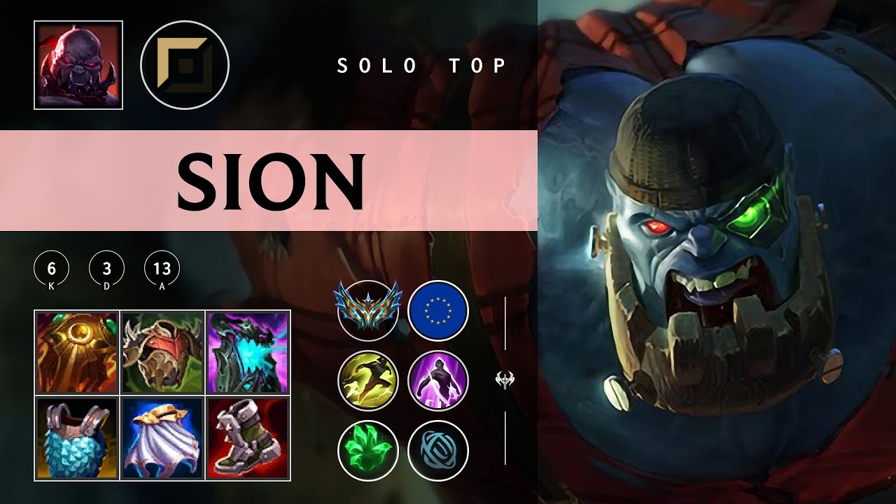 Sion Top vs Ambessa - EUW Challenger Patch 25.24