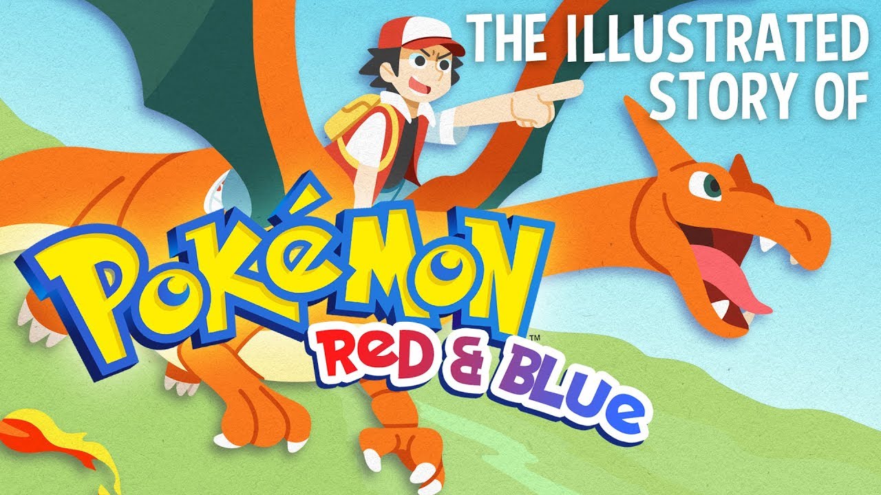История покемонов Red & Blue — при участии BirdKeeperToby (анимированная книга рассказов) — перес...