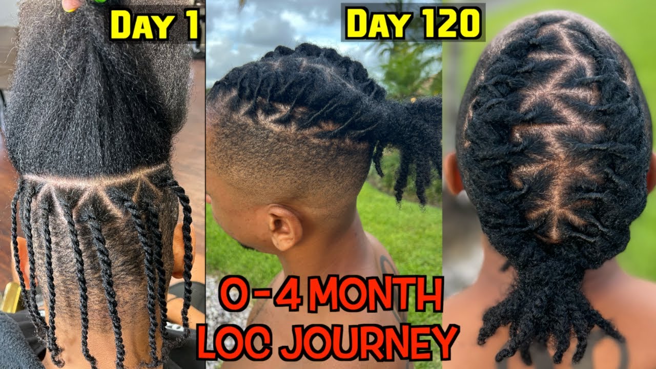 0 to 4 MONTH STARTER LOCS UPDATE & STYLE