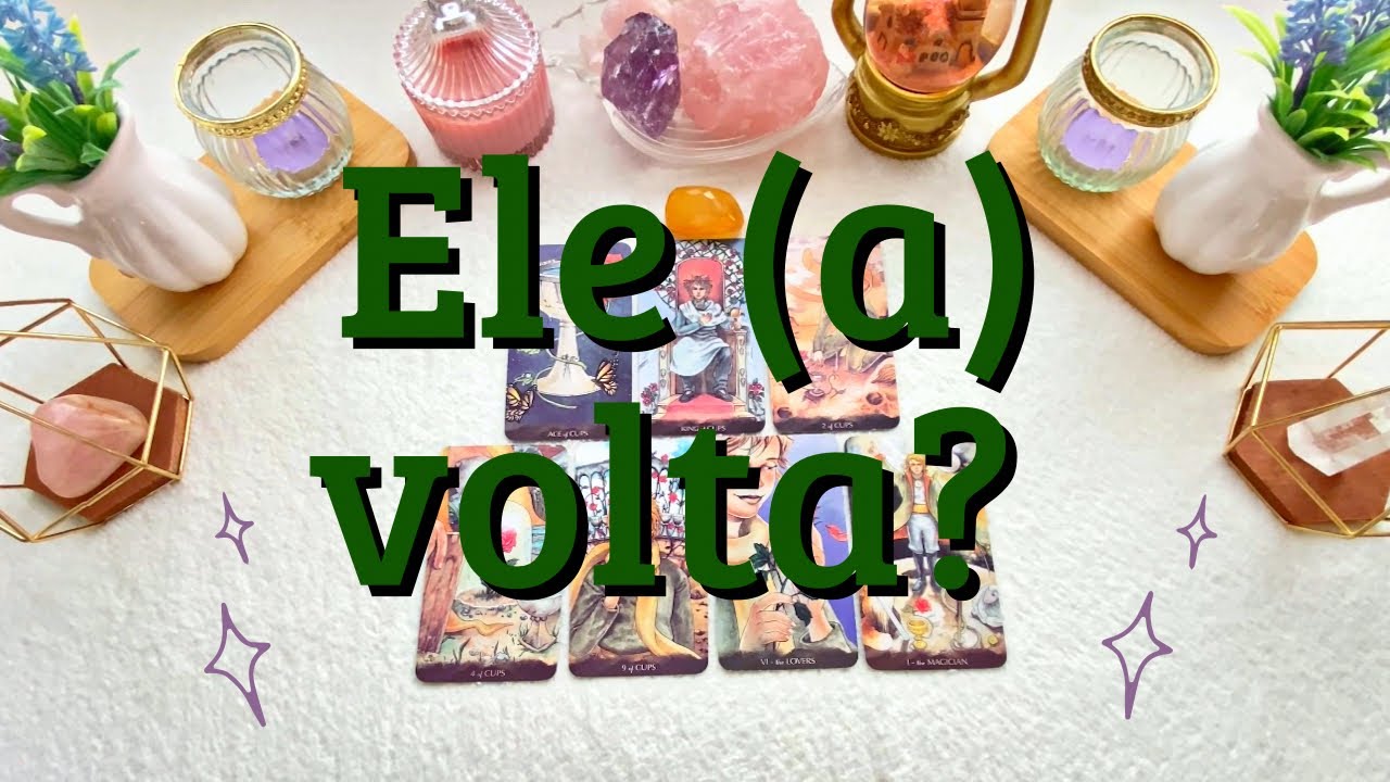 🔮ELE (A) VOLTA PRA MINHA VIDA? ❤️‍🔥🤗❤️‍🔥 Demora? 🍀Tarot revela