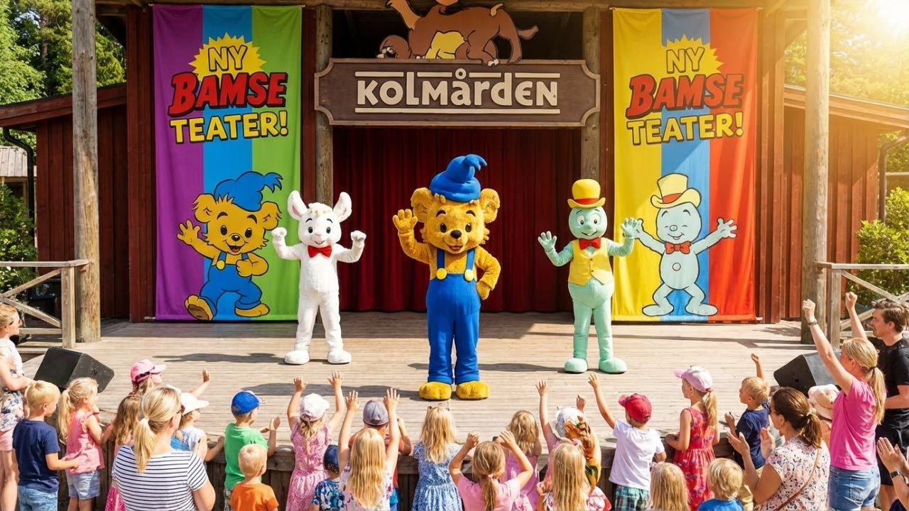 Bamses Värld Kolmården | helt ny Bamseteater | Kolmården Sverige 2023 | Kolmarden Sweden Bamse Show