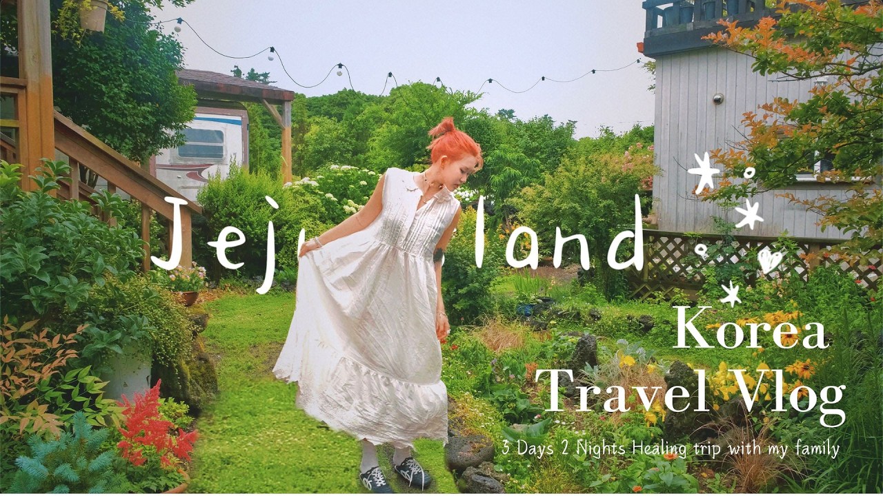 Korea Vlog🇰🇷🍊| 3 days 2 night slow living in Jeju🍃| Black Pork BBQ, Café & Souvenir Shop,Travel vlog