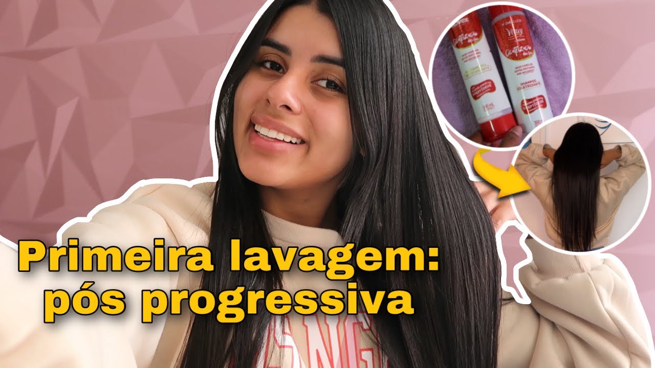PRIMEIRA lavagem PÓS PROGRESSIVA | minha ROTINA