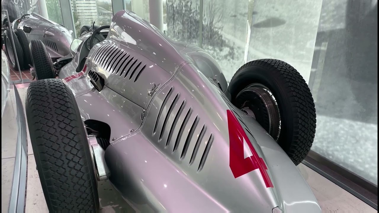 Auto Union Typ D 1939 Silver Arrow Silberpfeil V12, 485 HP, 330 km/h @ Audi Museum, Ingolstadt 2025