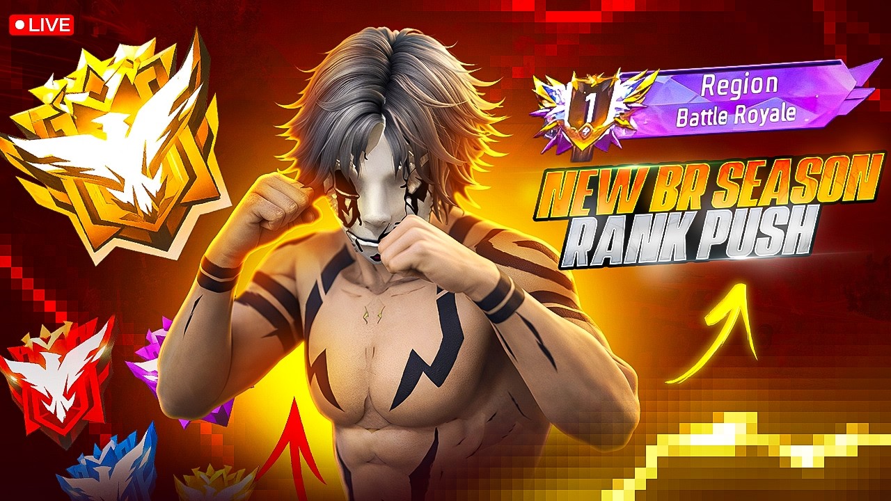 NEW BR RANK SEASON BD SERVER MAI MAJDURI 💀🔥