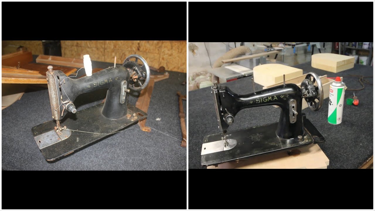 Sigma sewing machine restoration