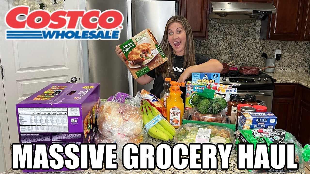 MASSIVE COSTCO GROCERY HAUL | Grocery Shopping for a Family of 7 at Costco