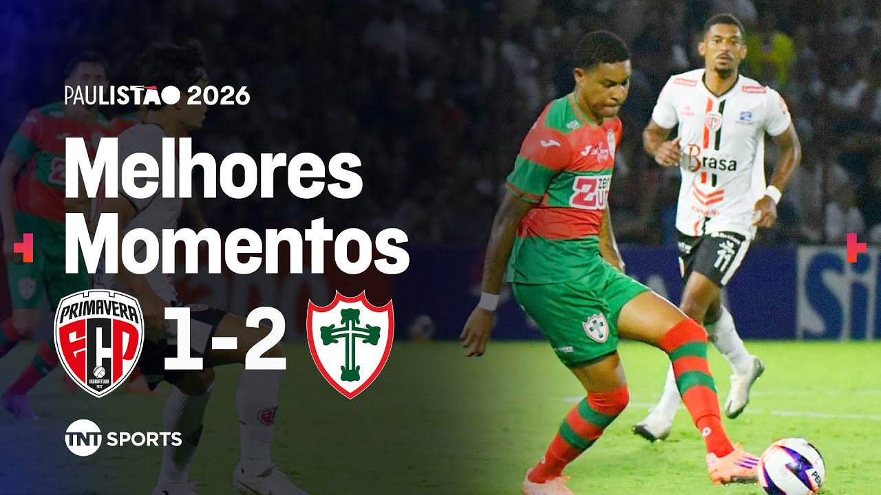 PRIMAVERA 1X2 PORTUGUESA - MELHORES MOMENTOS - PAULISTÃO 2026