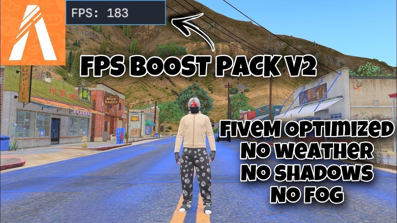 🔧FIVEM: FPS Boost Graphics Pack V2 (ОПТИМИЗИРОВАННЫЙ) +183 FPS (без теней, мало растительности, в...