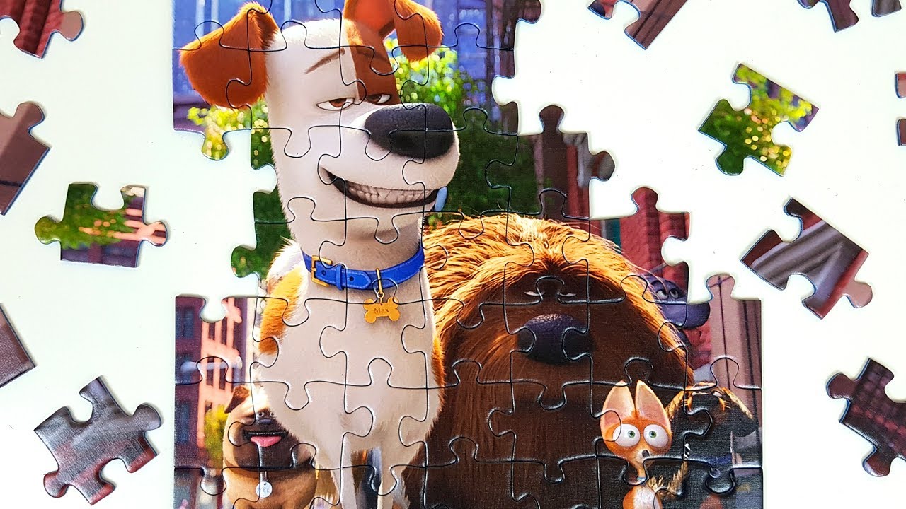 La Vida Secreta de tus Mascotas The Secret Life of Pets PUZZLE Video for Kids Ravensburger Puzzle