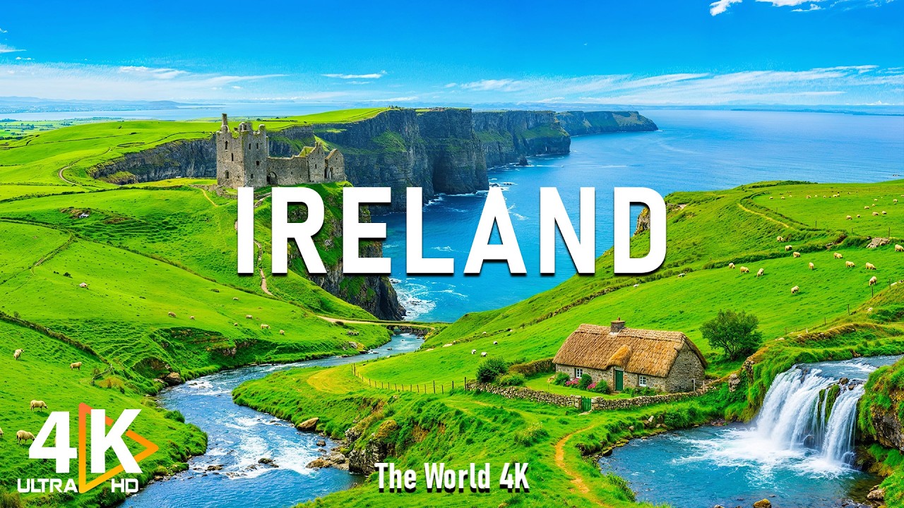 Ireland 4K UHD | Emerald Landscapes, Dramatic Cliffs & Timeless Beauty