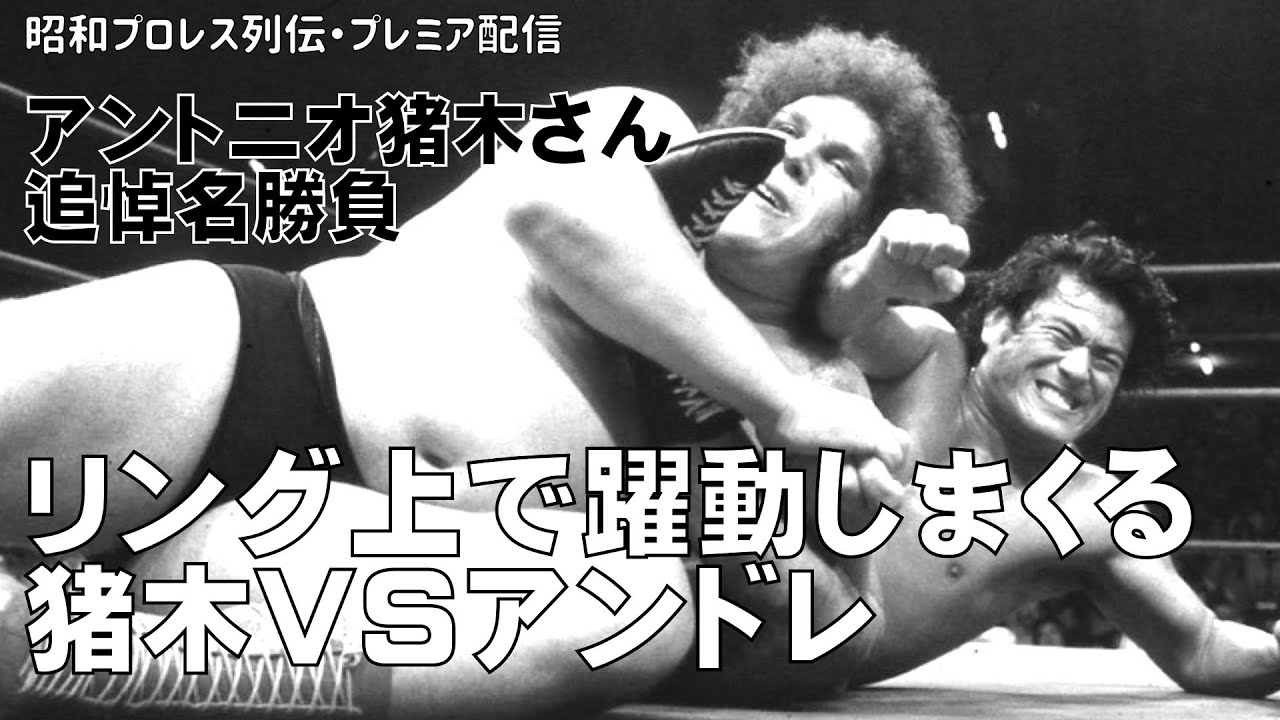 【アントニオ猪木さん追悼名勝負】リング上でスウィングする猪木VSアンドレ