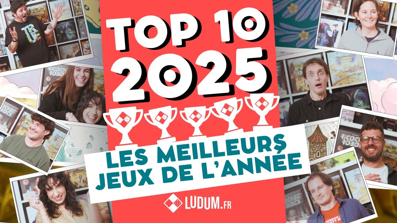 🏆 TOP 2025 : Les 10 MEILLEURS jeux de société de l'ANNÉE !!!