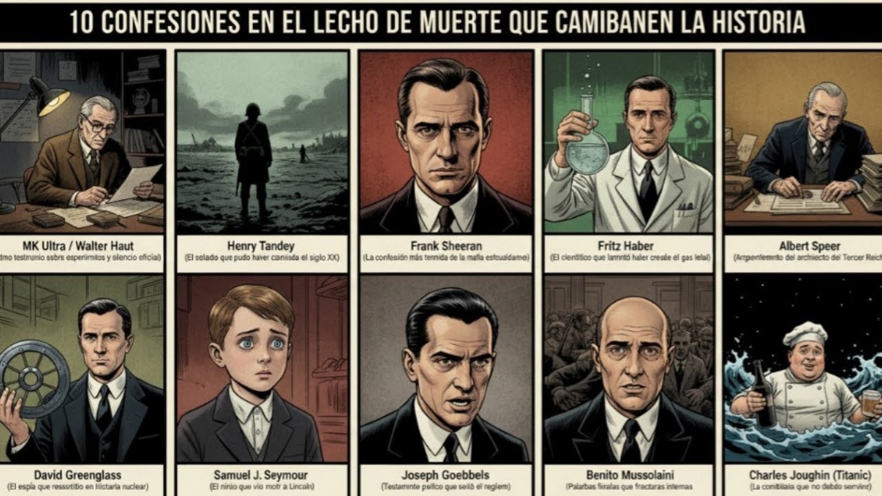 10 Confesiones en el Lecho de Muerte Que Cambiaron la Historia