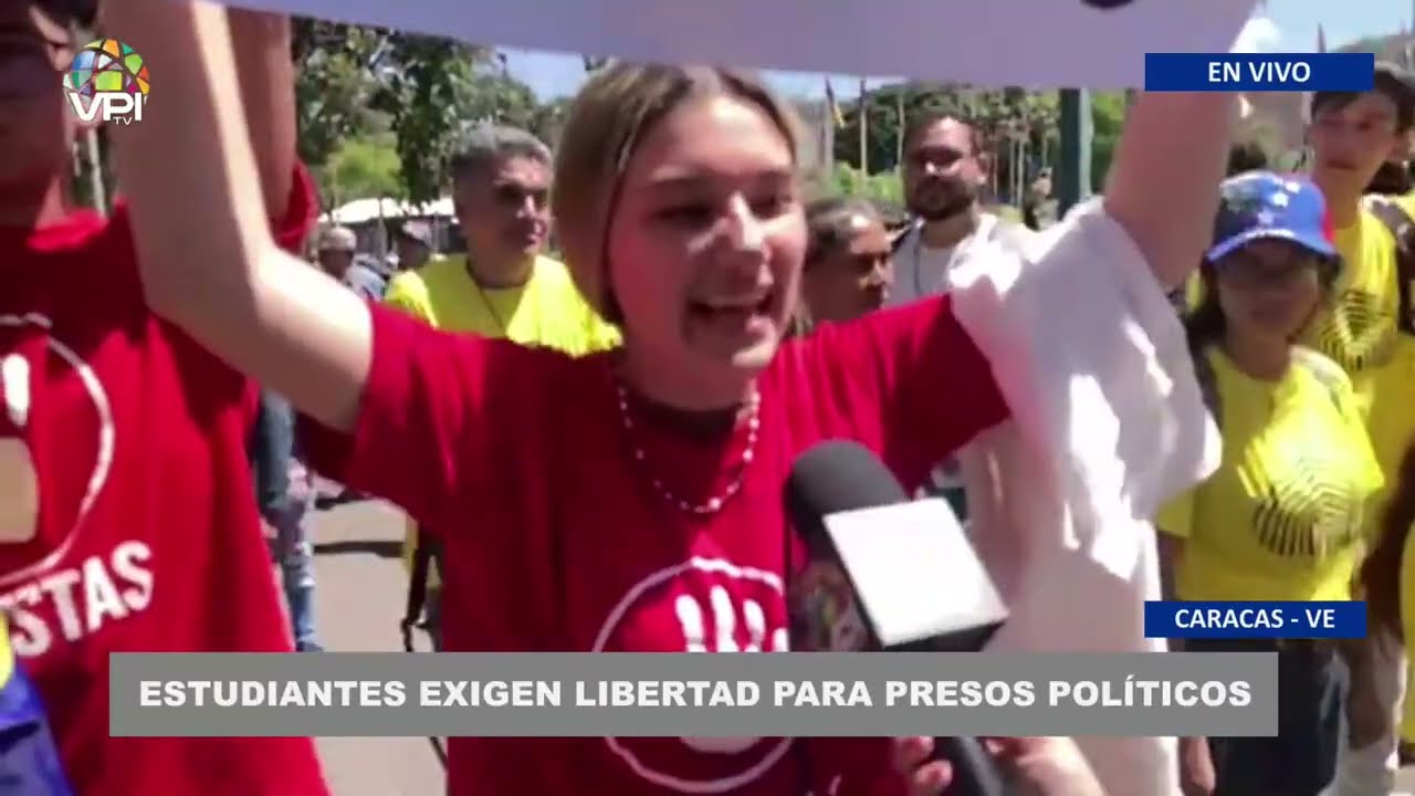 Marcha de estudiantes en #venezuela que exigen una amnistía real - En Vivo | 12Feb