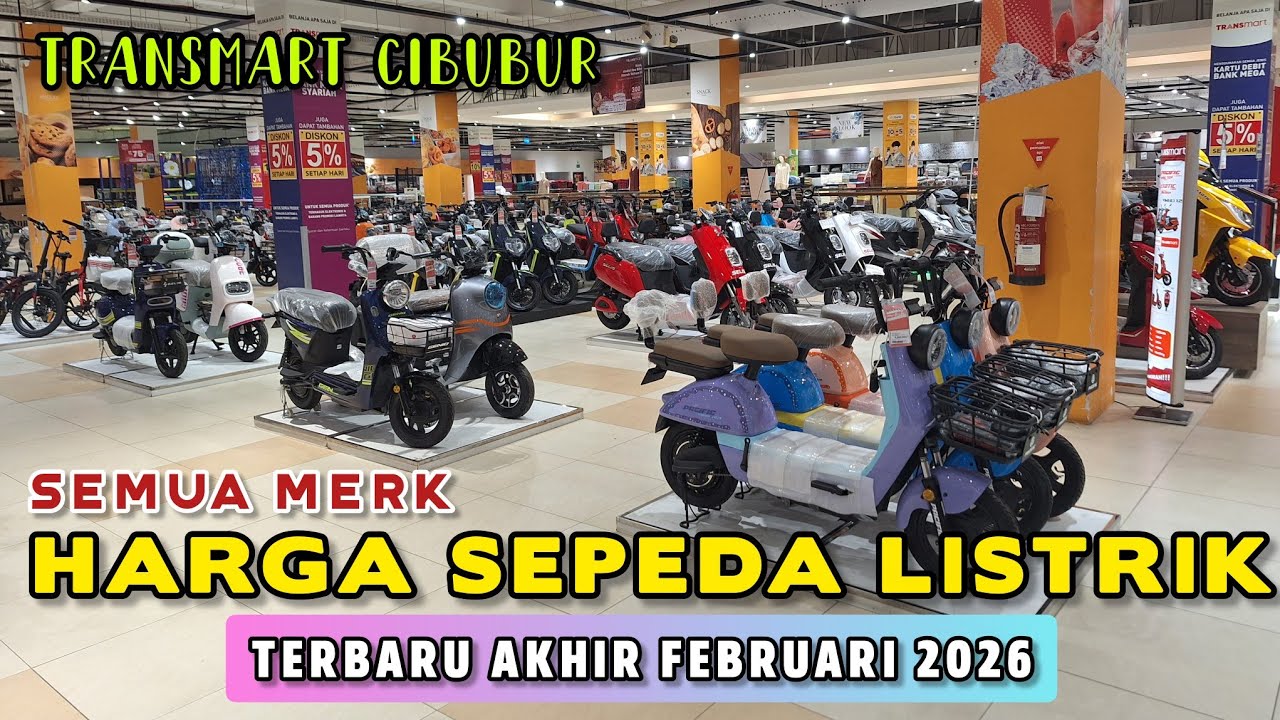 Review Harga Sepeda Listrik 2026 | Semua Merk | Akhir Februari 2026