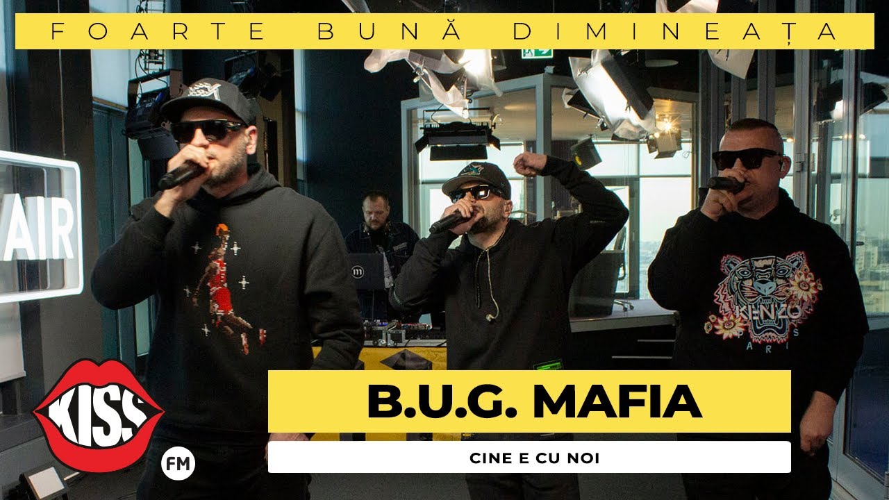 B.U.G. Mafia - Cine e cu noi (Live @ Foarte Bună Dimineața)