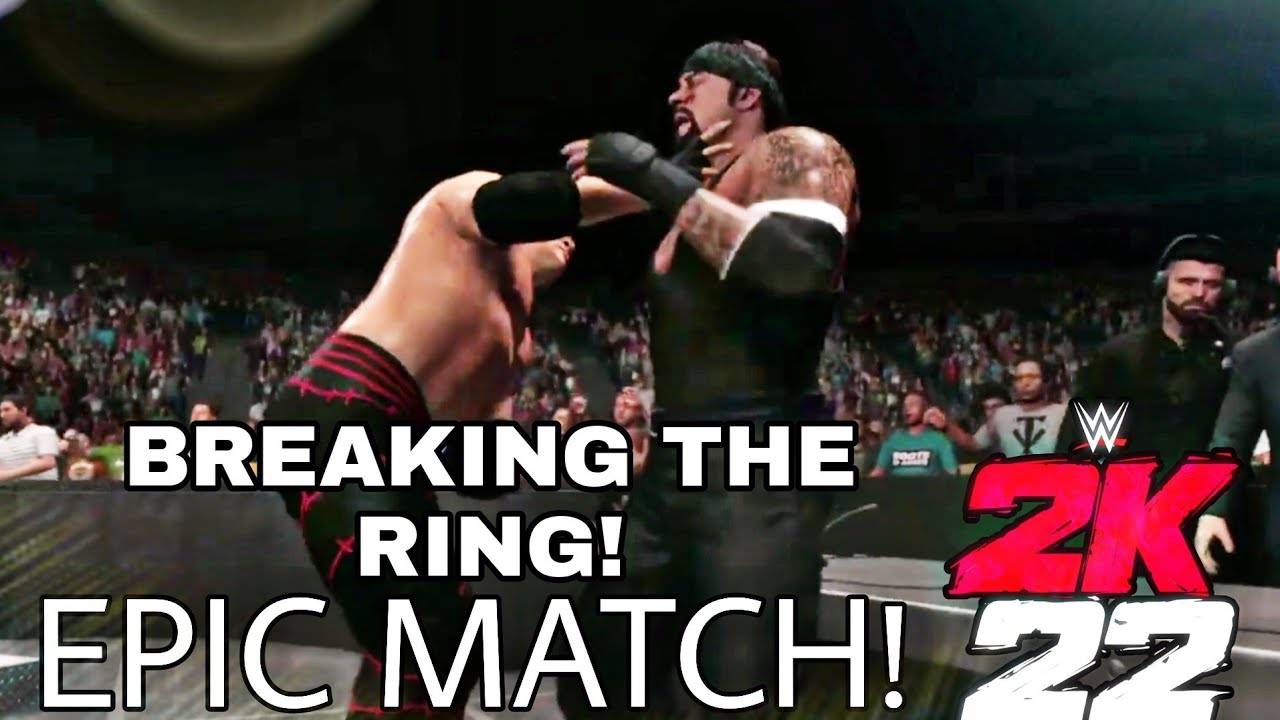 KANE AND UNDERTAKER DESTROYS THE RING | WWE 2K22