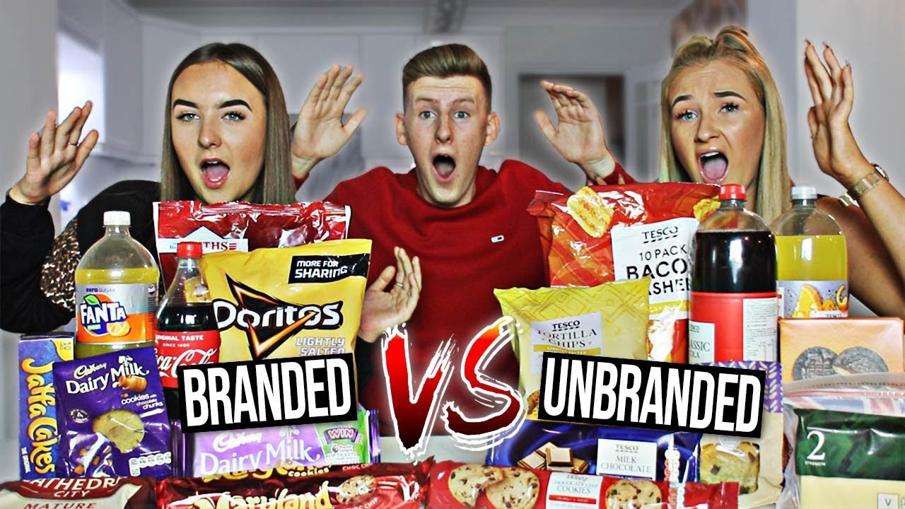 BRANDED VS UNBRANDED FOOD CHALLENGE!! (£100 PRIZE)