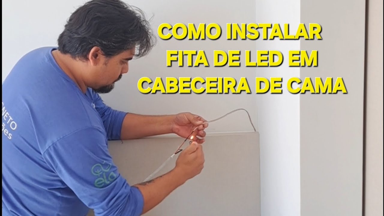 Como instalar fita de LED na cabeceira da cama e fazer ela parecer de hotel 5 estrelas! 😍🛏️
