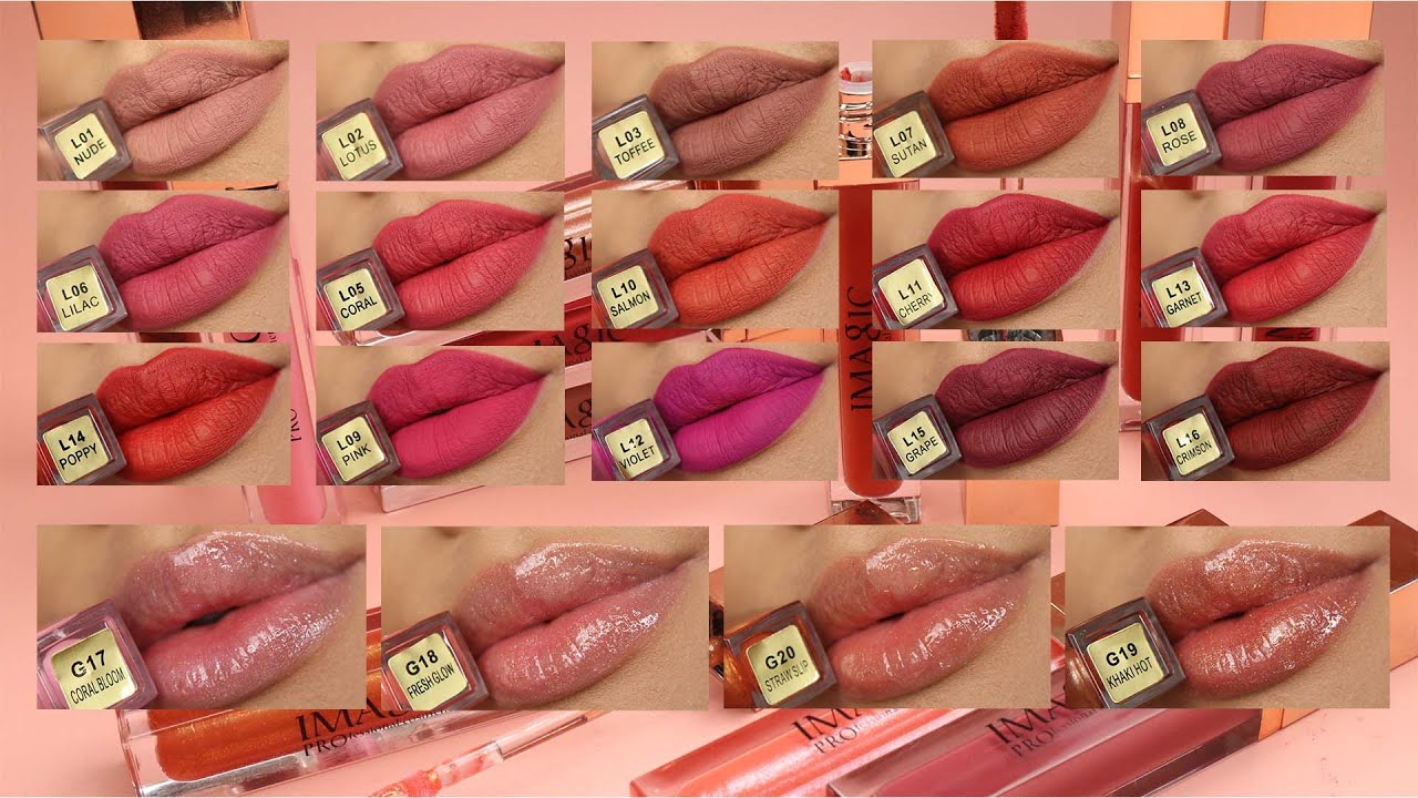 20 shades! ₱88 na liquid lipstick?! IMAGIC Moisturizing Matte | Affordable lipsticks sa shopee!